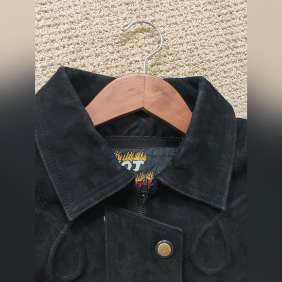Vintage Hot Leathers Fringe Jacket - Size S - Picture 3 of 11